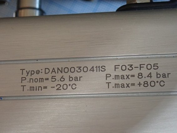 Затвор OMAL DN50 V376XE69 EPDM в сборе с пневмоприводом DAN0030411S F03-F05 DG376XE69-NA7E-SBA CAMOZ