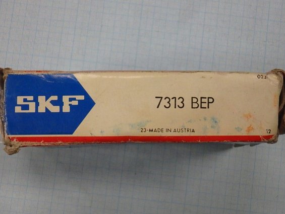 Подшипник 7313 BEP Т SKF AUSTRIA шариковый упорно-радиальный однорядный с пластиковым сепаратором
