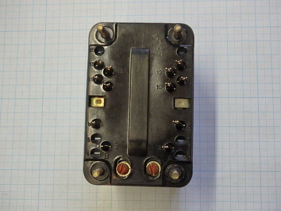 Реле промежуточное РПУ-2 51202 У3Б -12В IP40 2/2 2НО 2НЗ ГОСТ17523-79 два нормально открытых разомкн