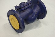 Клапан обратный чугунный фланцевый V287-050 DN50 PN16 EN-JL1040 серый чугун Тмакс=300гр.С