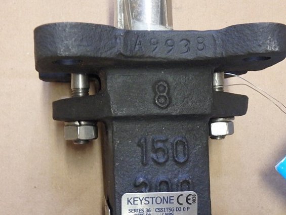 Затвор Keystone k-LOk Series-36 DN200 8" PN16 +260С body a216-wcb trim