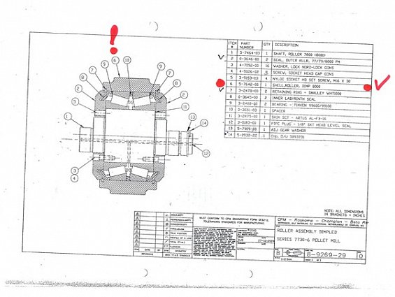 Обечайка в ямочках cpm pm7930-6 pm7730-6 5-7642-00 перфорированная SHELL ROLLER DIMP 8000