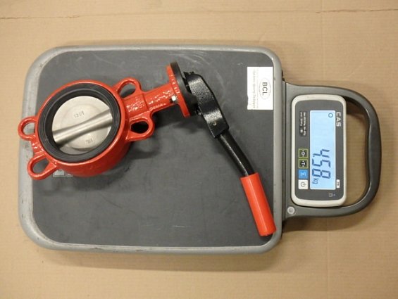 Затвор ЗПВЛ-FLN(w)-5-100-MN-E DN100 Ду100 PN16 Ру16 поворотный дисковый межфланцевый