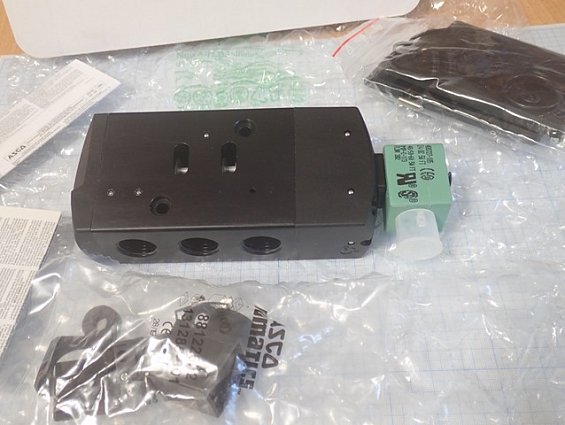 Пневмораспределитель ASCO G553A001MS в сборе с катушкой ASCO SCG553A001MS 24VDC