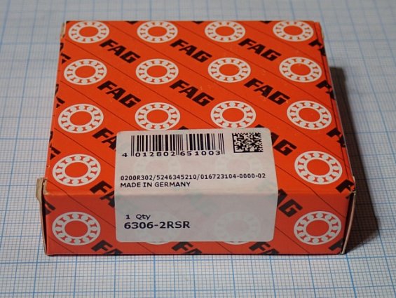 Подшипник FAG 6306-2RSR MADE IN GERMANY