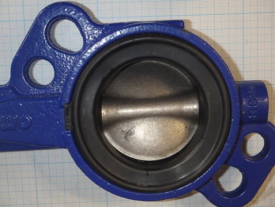 Затвор amri-ksb ISORIA-20 DN65 3G6E6XV/PN20 TS+80С поворотный с голым штоком корпус чугун