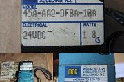 Клапан электромагнитный 45A-AA2-DFBA-18A 24VDC 1,8 WATTS MAC VALVES INC