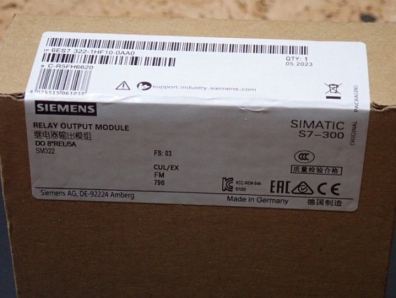 Модуль SIEMENS 6ES7 322-1HF10-0AA0 Made in Germany
