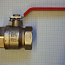 Кран шаровой никелированный 34.505 11/2" DN40 PN25 Чикаго Тмакс=110С для воды внутренняя резьба