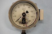 Манометр электроконтактный ЭКМ-2У 0-160kgf/cm2 220VDC 50Hz 1A IP40 1990г.в ГОСТ13717-84