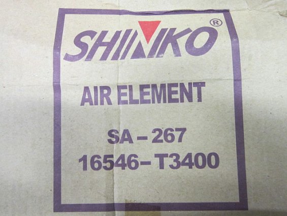 Фильтр очистки воздуха sa-267 16546-t3400 AIR ELEMENT SHINKO