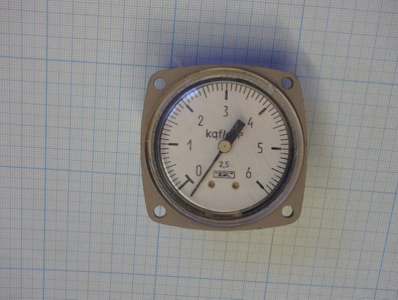 Манометр ТИС МТП-3М 0-6kgf/cm2 Ф60мм 2.5