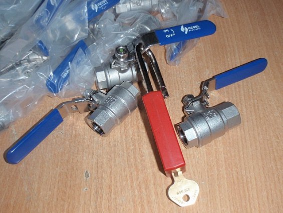 Кран шаровый муфтовый Regel RGL-050 DN15 1/2" G1/2 PN64 AISI316 -30+230С