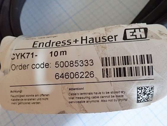 Измерительный кабель Endress+Hauser CYK71-10m 50085333 64606226