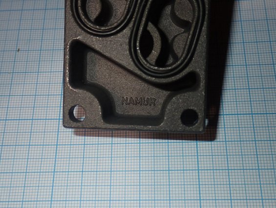 Монтажная плита для пневмораспределителей NAMUR 4015AB14 80х45mm