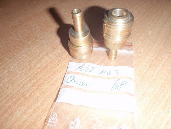 Пневморозетка RINO NW5.5 MAFA соединительная БРС 16021107 Brass Air-Quick Coupler К8