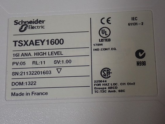 Модуль Schneider Electric TSXAEY1600
