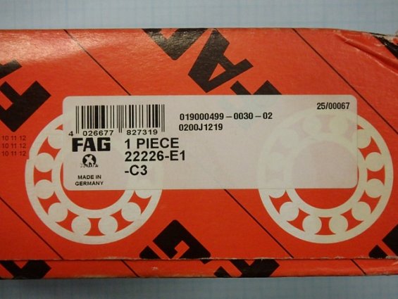 Подшипник FAG 22226-E1-C3 MADE IN GERMANY