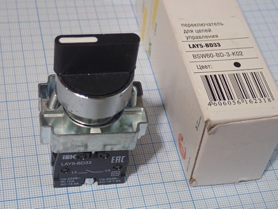 Переключатель iek LAY5-BD33 BSW60-BD-3-K02