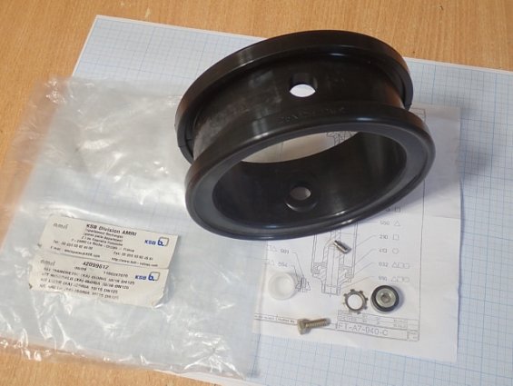 Ремкомплект затвора KSB Amri DN125 ISORIA-10/16 125XA EPDM 42099612 вес-0.32кг габаритный размер 180