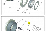 Фронтальная пластина Evolution 50003820 APR26 501105 50006457 front plate зажимной лоток в сборе