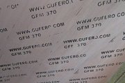 Паронит безасбестовый GUFERO gfm370 цвет красный толщина 1мм 1х1500х1500мм