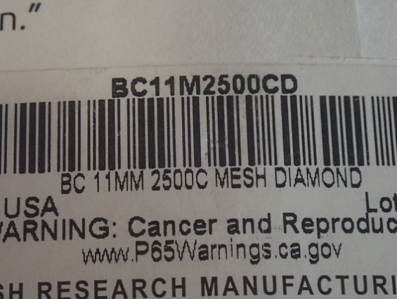 Гибкий хон FLEX-HONE BRM BC11MM 2500C MESH DIAMOND BRUSH RESEARCH MANUFACTURING CO.