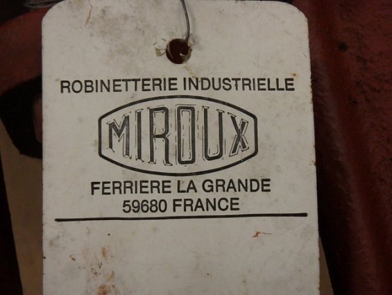 Вентиль чугунный miroux-6050 DN150 PN16 GG-25 температура -20...+300С ROBINET SOUPAPE