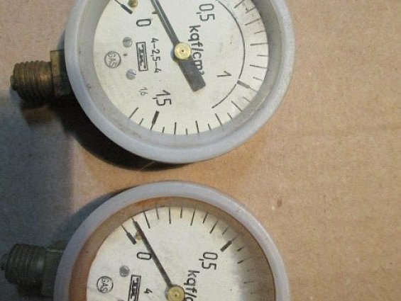 Манометр МТП-1М Ф60мм шкала 0-1.5кгс/см2 ГОСТ2405-72 производитель ПТО Теплоконтроль