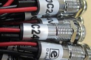 Светодиод с держателем daier xd8-2W-G-24vdc DC24V зеленый Ф8мм metall indicator with wire led