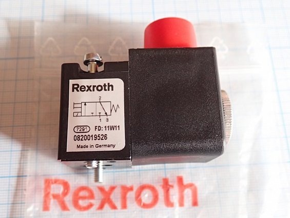 Пневмораспределитель Rexroth 0820019526 с катушкой 1824210223 48V 50Hz 24VDC
