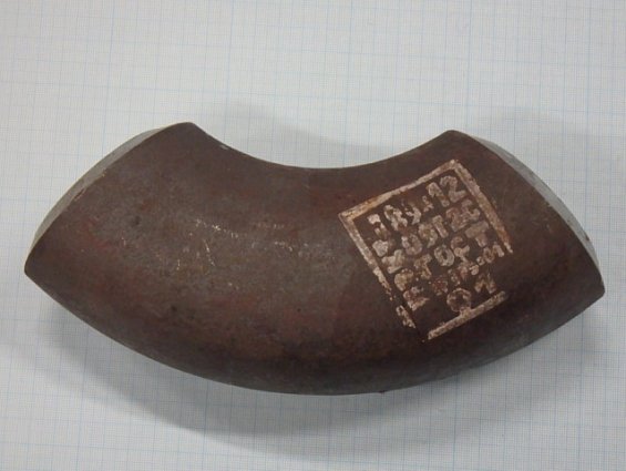 Отвод стальной крутоизогнутый 90гр 89х12мм диаметр наружный Ф89мм толстостенный