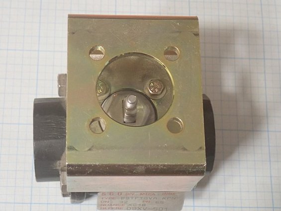 Кран шаровый MECA-INOX PSTFTGVA KPN DN32 PN65 XC18 09XV-501 муфтовый вес-1.84кг габаритный размер 16