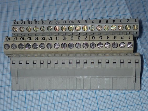 Клеммный блок Schneider Electric 170XTS00100 КОМПЛЕКТ 3ШТ Made in China БЫВШИЙ В УПОТРЕБЛЕНИИ ПОЧТИ
