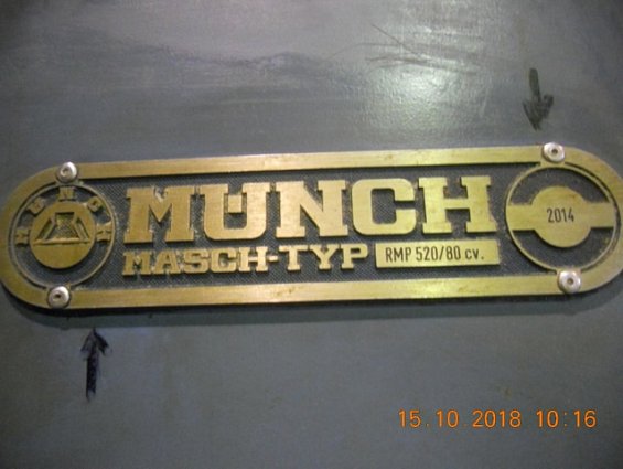 Распорный болт Munch Rmp-520/80 SB6887A3 Stehbolzen support pin стойка колонна плиты гранулятора RMP
