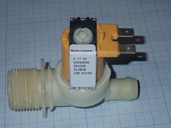 Клапан Robertshaw S 17 42 S6660/00 203330 2L/MIN 24V AC/DC для пароувлажнителя Defensor MK5 24-30кг/