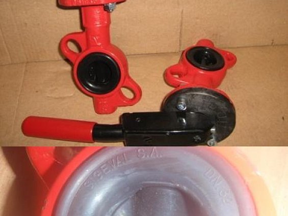 Затвор дисковый поворотный с ручкой ЗПВС-FL-3-32-MN-E DN32 PN 1,6MPa Траб.= -15/+95гр.С