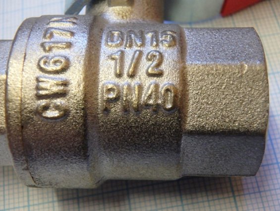 Кран шаровой латунный valtec VT.215.N.04 1/2" dn15 pn40 полнопроходной valtec base с флажковой рукоя