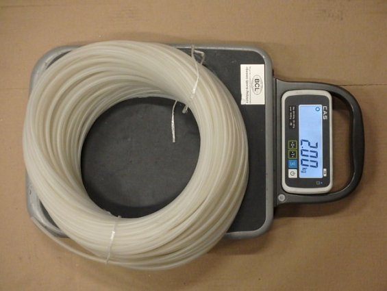 Трубка пневматическая полиэтиленовая ПВД БЕЛАЯ Д6*1мм D1=6мм D2=4мм диаметр наружный 6мм