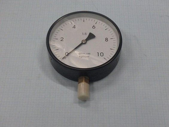 Манометр МПП-150 0-10kgf/cm2 кл.т.1.5 диаметр корпуса Ф150мм М20х1.5 корпус-сталь
