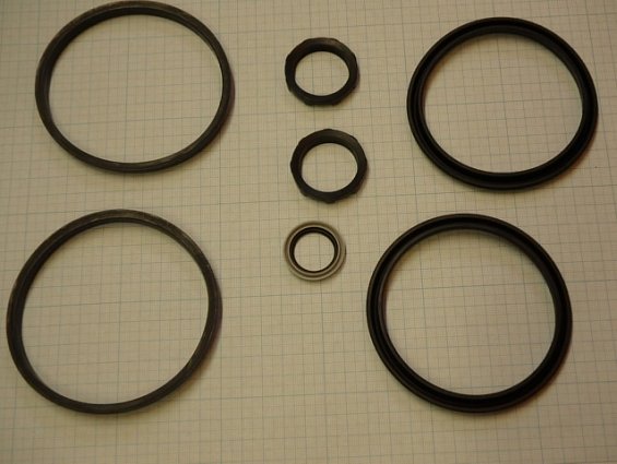 Ремкомплект пневмоцилиндра pneumax rg1383/0006 набор уплотнений с манжетами поршня D=100мм