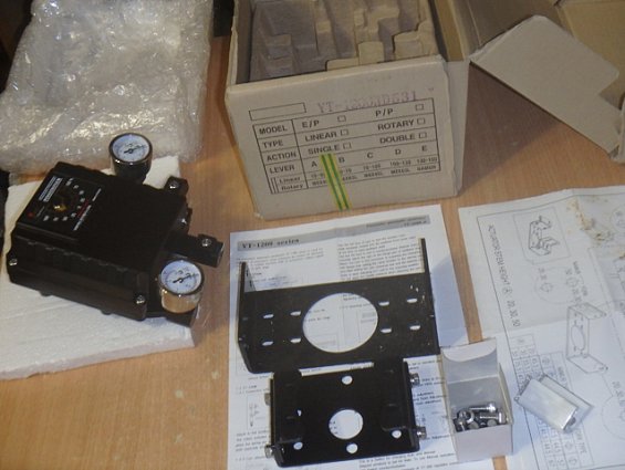 Позиционер пневматический Yt-1200RD531S0 AIR CONNECTION (N)PT-1/4 SUPPLY PRESSURE