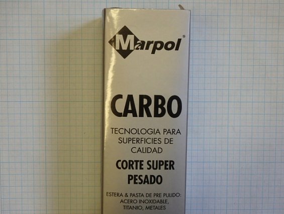 Паста полировальная Marpol CARBO 11577 предварительная грубая светло-серый брусок