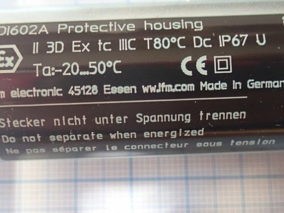 Датчик скорости ifm DI602A DGA4012-WPKG/US/3D Ex -20...+50С Made in Germany