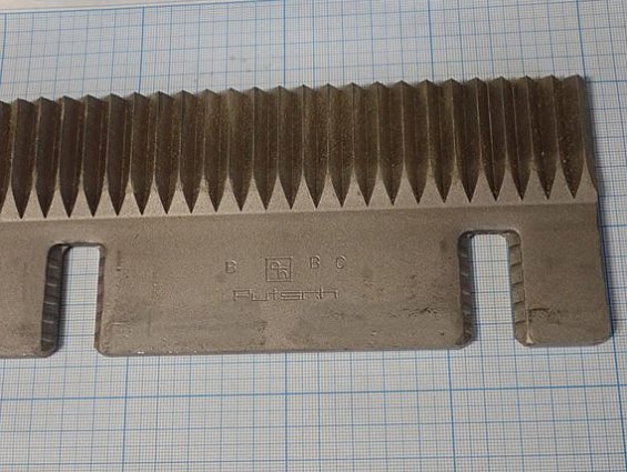 Нож барабанной свеклорезки Maguin DRUM BEET SLICER 2000-600-60 Putsch 1-TV200-25-7B-V 200х89 Konigsf