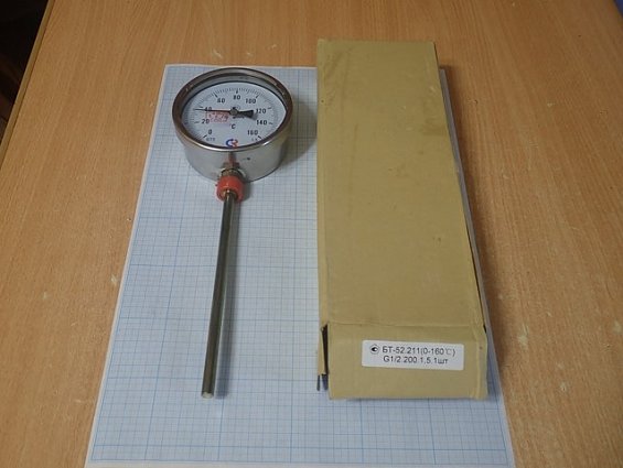 Термометр РОСМА БТ-52.211(0-160С) G1/2.200.1,5