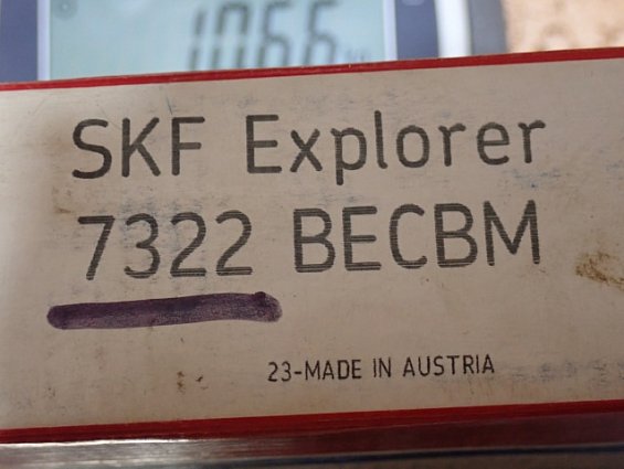 Подшипник SKF Explorer 7322 BECBM 23-MADE IN AUSTRIA
