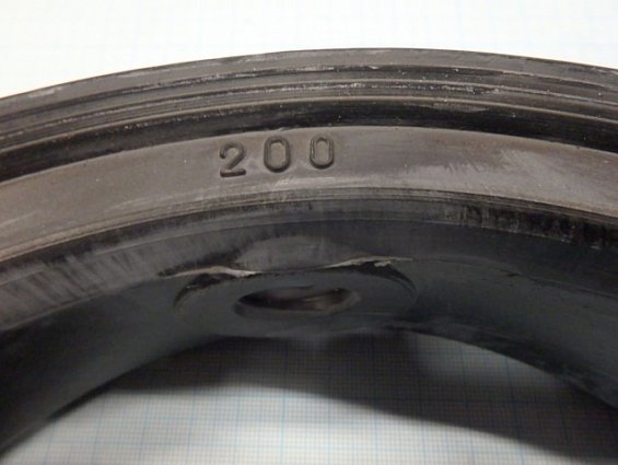 Уплотнение поворотного затвора InterApp DN200 Ф200mat LI.DE0200.EW EPDM