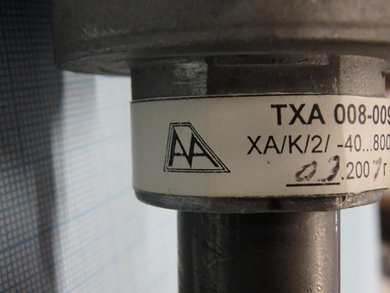 Термопара TXA 008-009 XA/K/2 -40...+800гр.С арматура из нержавеющей стали 12х18H10T