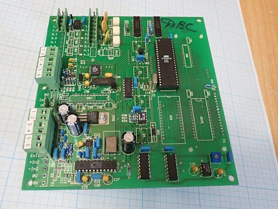 Плата контроллера СВЕДА СВ.310.01.1N ПВ-310 весового процессора бывшая в употреблении